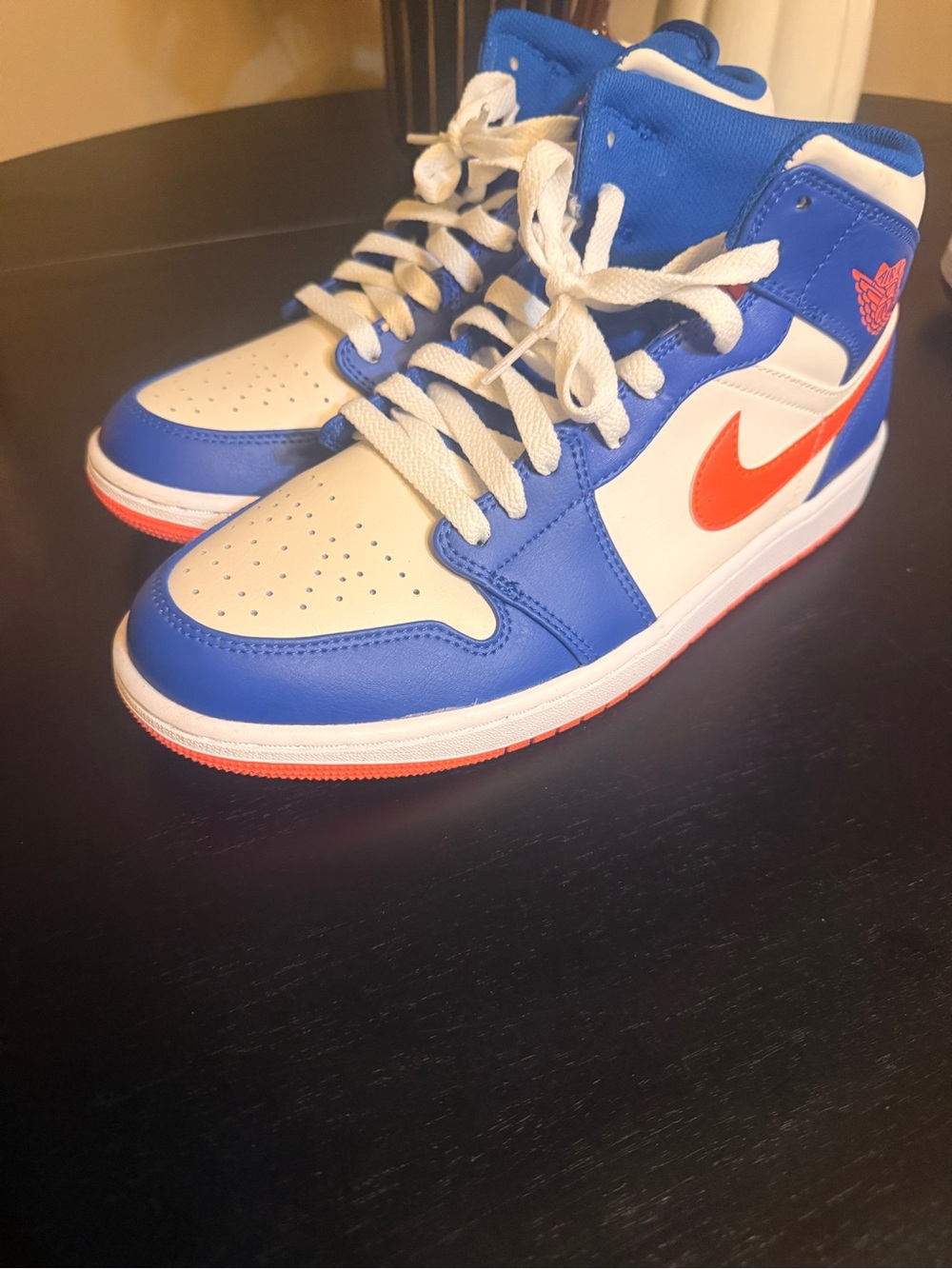 Jordan Kids' High-Top Sneakers - White / Blue / Orange